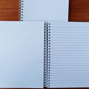 Notesbøger A5, med dots, linjer eller blankt papir